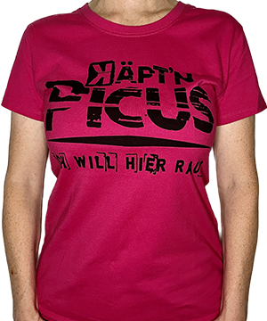 Käpt’N Picus Shirt in pink mit Spruch Ich will hier raus